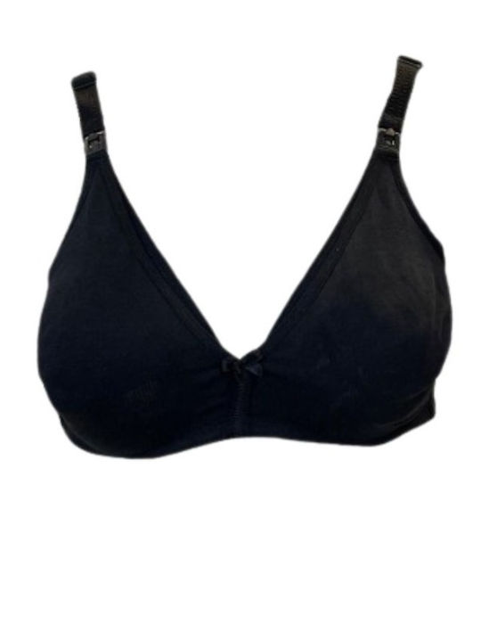 Moonlight Maternity & Nursing Bra with Clips Black