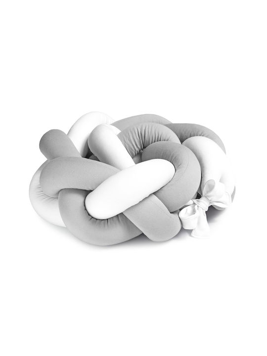 Beboulino Baby Pillow Nest White Grey 53x75cm