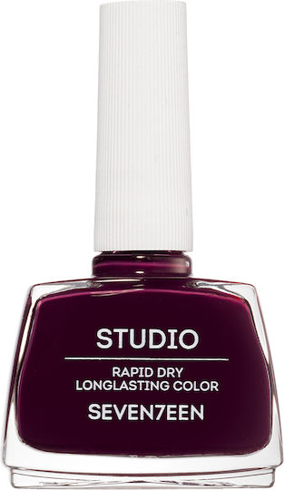 Seventeen Studio Rapid Trocknen Dauerhaft Farbe Glänzender Nagellack Schnelltrocknend Lila 215 12ml