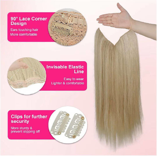 Hair Extensions with Clip with Human Hair 60cm