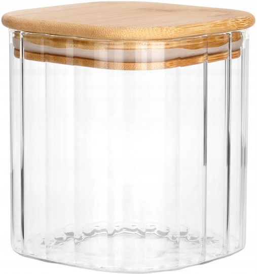 Vilde Glass Coffee Pasta Jar with Lid Transparent 750ml