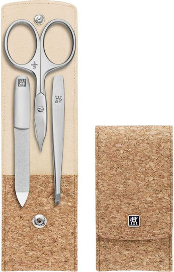 Zwilling Twinox 97690-006-3 Manicure Set – 3-piece Cork Case