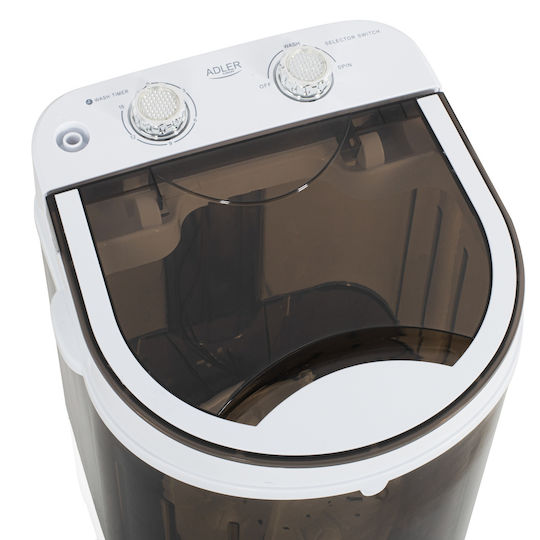 Adler Mașină de Spălat Portabilă 4kg Mini Uscător prin Centrifugare