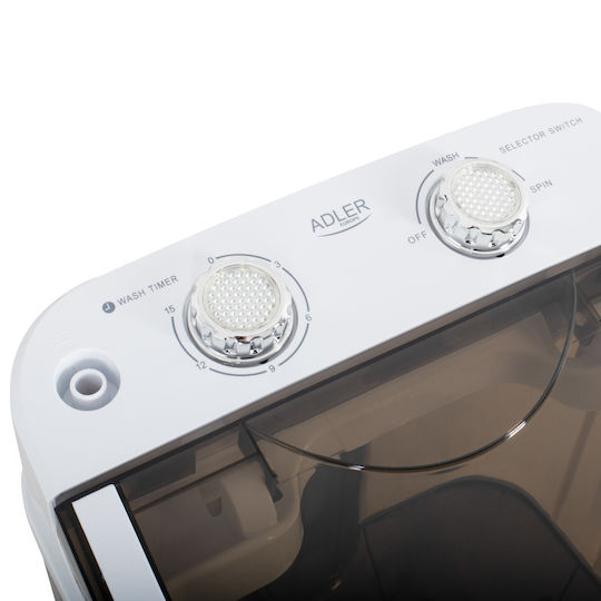 Adler Mașină de Spălat Portabilă 4kg Mini Uscător prin Centrifugare
