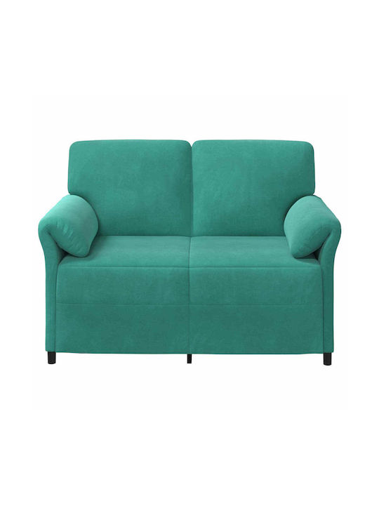 Doppelsitzer Samt Türkis 138x83x95cm