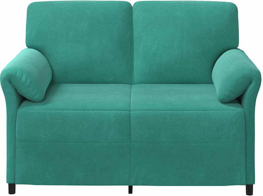 Doppelsitzer Samt Türkis 138x83x95cm