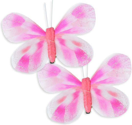Set 2 Dekorative Gartenschmetterlinge Clip 10 Cm Bunte Dekoration Pflanzen Arrangements