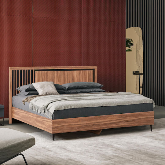 Harry Bett Doppelbett mit Matratze 160x200cm Beiges