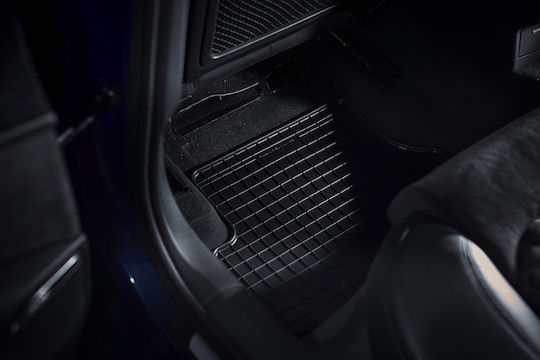 Rubber Car Mats Skoda Superb I Sedan 2001-2008 Black Fitted
