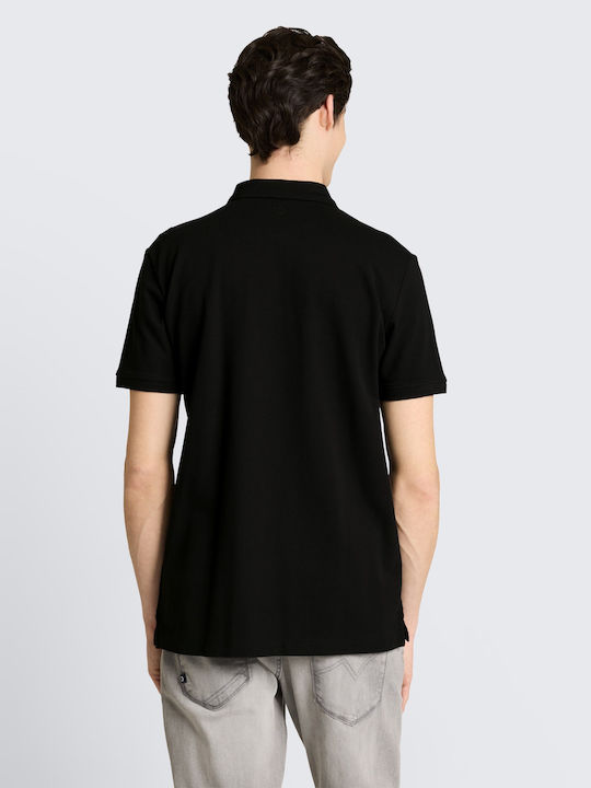 Bluza Polo Basic Neagră
