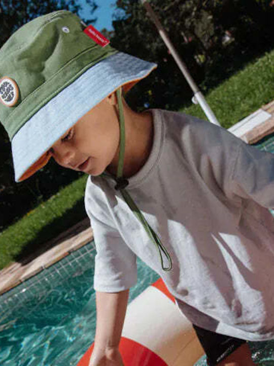 Hello Hossy Kids' Fabric Green Hat