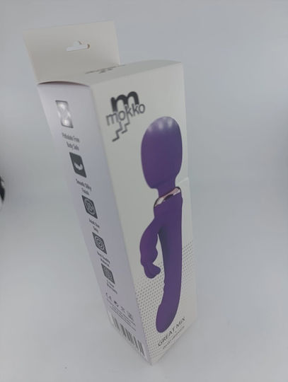 Mokko Toys Massage Vibrator with Remote Control Purple