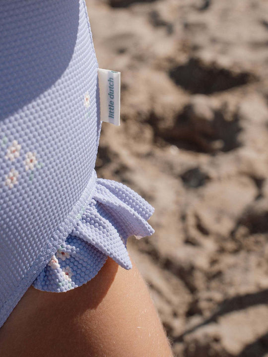 Little Dutch Kids One-Piece Swimsuit With Long Sleeve Dreamy Lavender