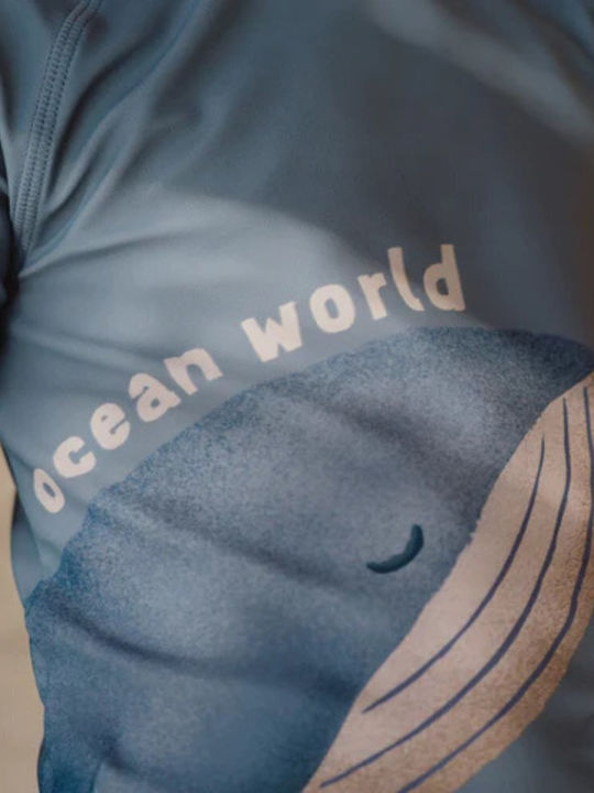 Little Dutch Παιδικό Μαγιό Μπλούζα με Μακρύ Μανίκι Ocean Blue