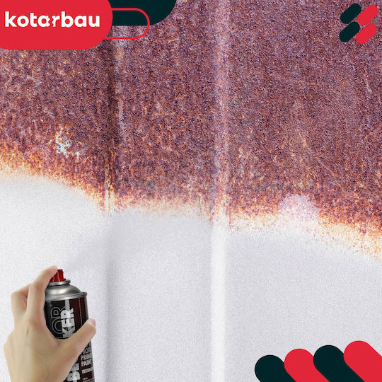 Sprühfarbe Rost Auf Metallzäunen Toren Schutzsilber Ral 9006 400