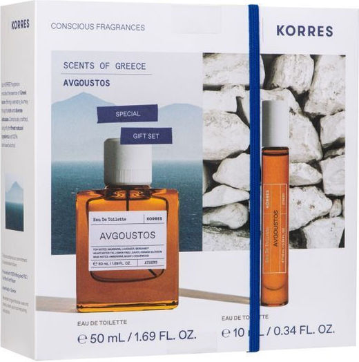 Promo Scents Of Greece Avgoustos Άρωμα Eau De Toilette 50ml & Eau De Toilette 10ml