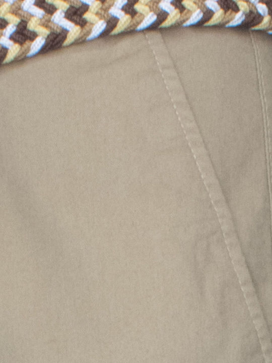 Herrenhose Chino Reguläre Passform Beiges