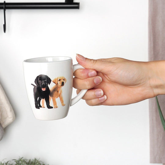 Excellent Houseware Keramiktasse Braun 220ml 3 Stücke