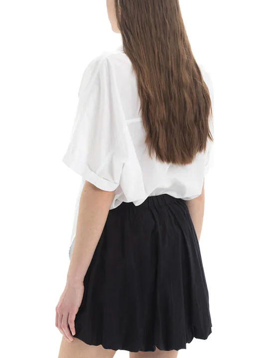 Black n Black Kurzärmeliges Damenhemd Weiß S26B3024 Black n Black Kurzärmeliges Damenhemd Weiß S26B3024
