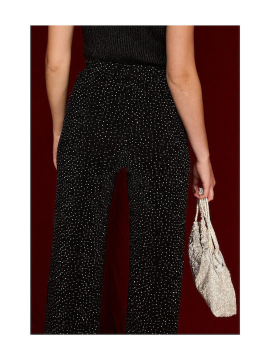 Women's Fabric Trousers Black