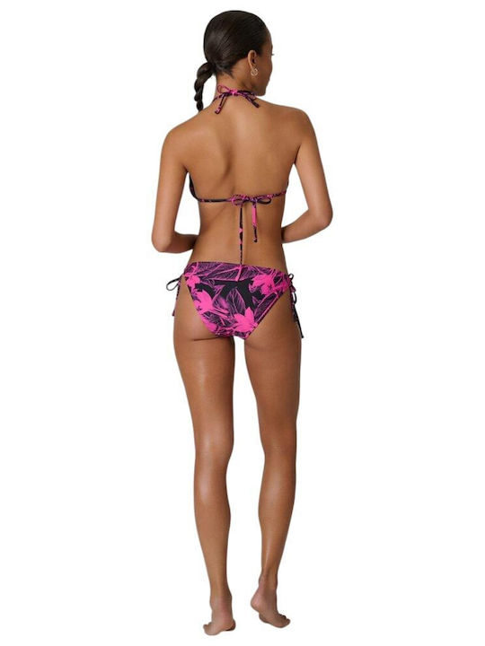 Bikini Slip Cu Dantelă Fuchsia
