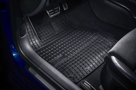 Rubber Car Mats Bmw 5 F10 Fl Sedan 2013-2017 Black Fitted