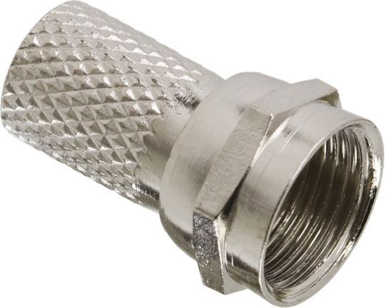 Set 25 Prize F Conectori Cablu Coaxial Rg6 Fixare Cu Șurub Conector Antenă Premium