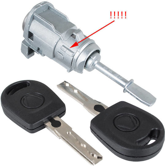 Vw Passat B5 96-05 Front Right Door Lock Cylinder