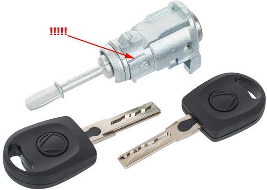 Vw Passat B5 96-05 Vorderseite Linkes Türschloss Zylinder