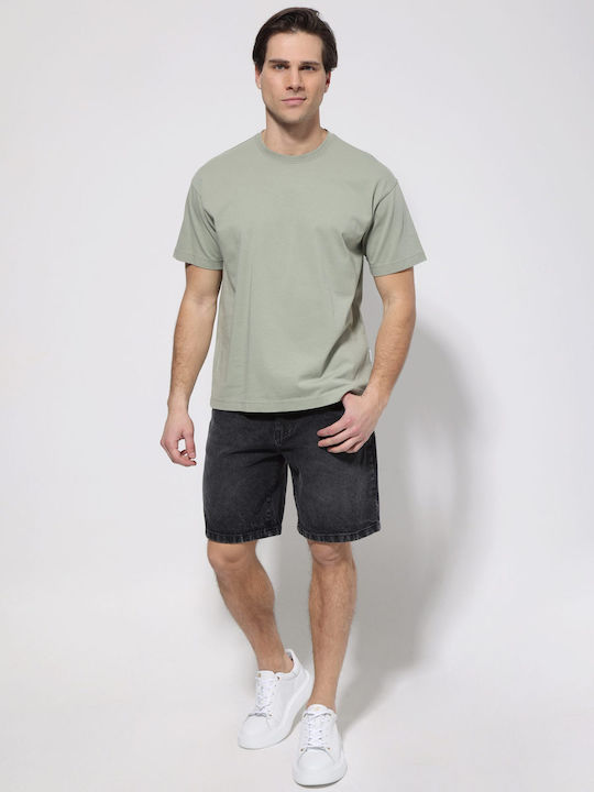 Herren Shorts Denim Schwarz
