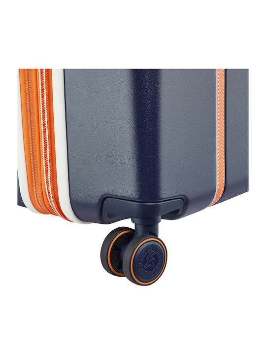 Delsey Μεσαία Βαλίτσα Ταξιδίου Cadence Blue Ύψους 66εκ.