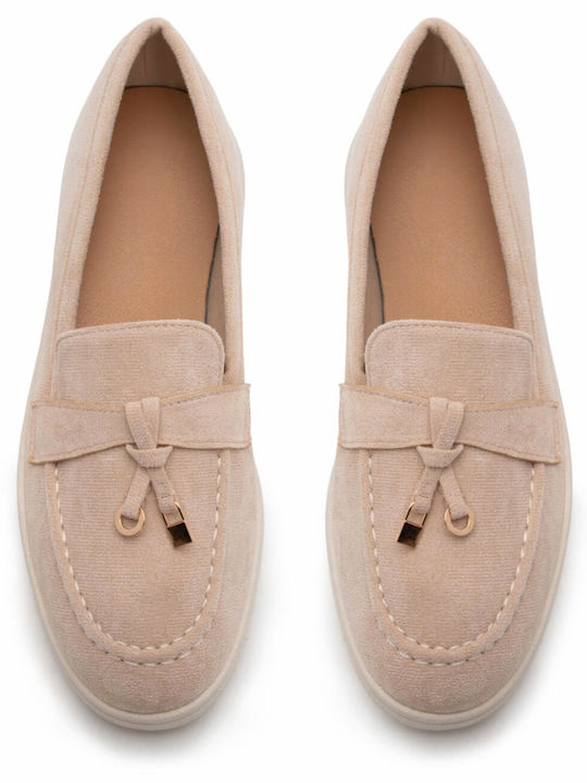 Mocasini Dama Loafers Bej