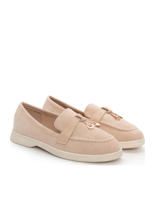 Mocasini Dama Loafers Bej