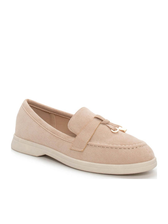 Mocasini Dama Loafers Bej