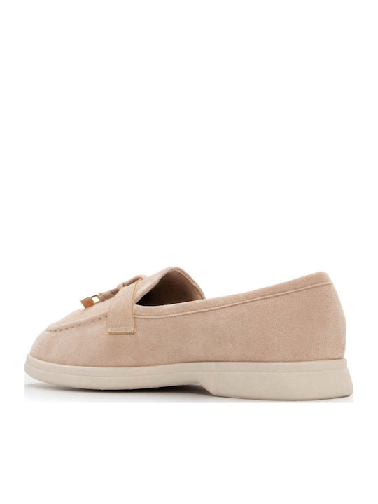 Mocasini Dama Loafers Bej