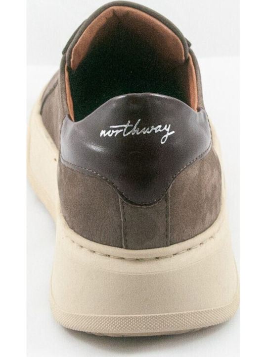 Leder Herren Freizeitschuhe Braun
