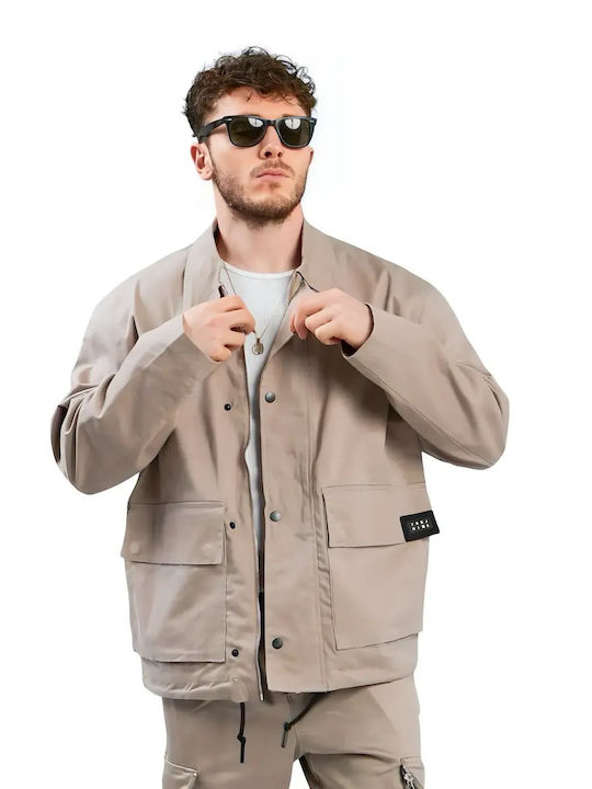 Beige Herren Jacken