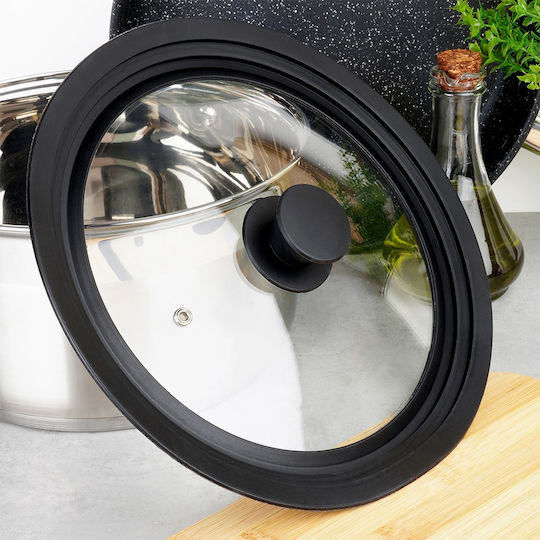Vilde Glas-Kochgeschirrdeckel für Topf 28cm