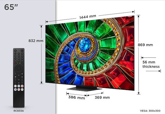 TCL Smart Televizor 65" 4K UHD RGB-Mini LED RM7L HDR (2026) 65RM7L