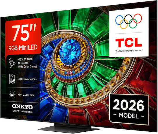 TCL Smart Televizor 75" 4K UHD RGB-Mini LED RM7L HDR (2026) 75RM7L