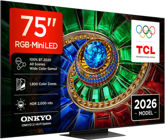 TCL Smart Televizor 75" 4K UHD RGB-Mini LED RM7L HDR (2026) 75RM7L