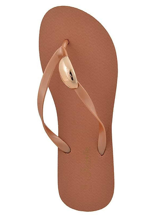 Damen Zehentrenner in Braun Farbe 1260260-Purol