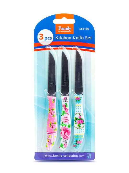 Alista Home Model De Flori Cuțite De Utilizare Generală Din Oțel Inoxidabil 15cm 3 Bucăți