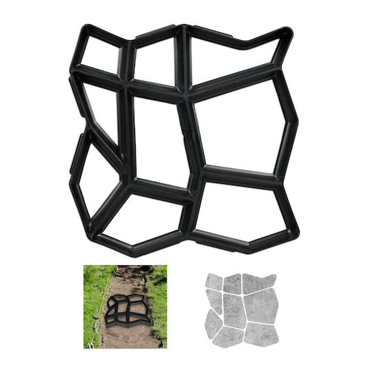 Relaxdays Cutter Pentru Pardoseală De Grădină Din Plastic 42x42cm