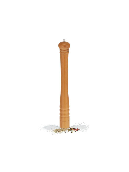 Relaxdays Handbetriebene Salz- und Pfeffermühle Hölzern 6cm