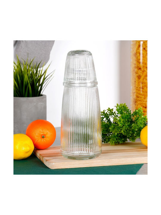 Excellent Houseware Kanne Serviersing Glas 1000ml 2 Stück