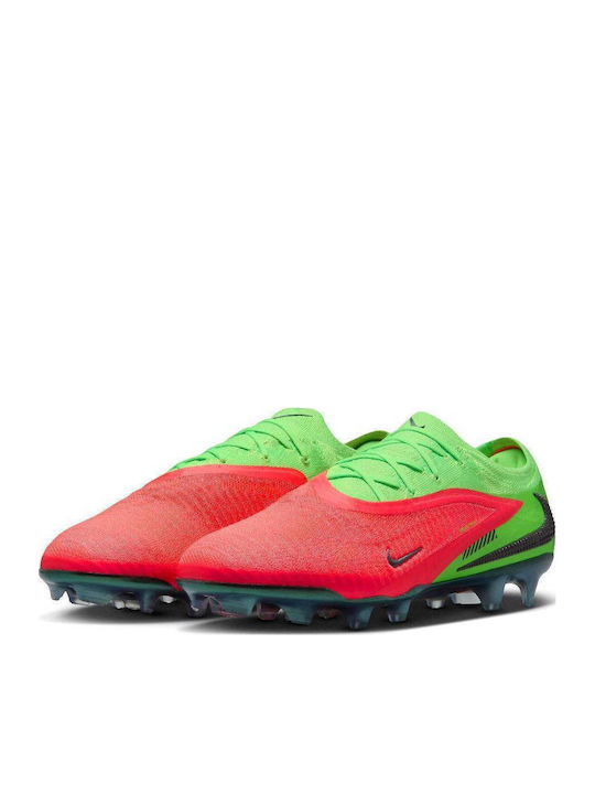 Nike Phantom 6 Low Elite Erling Haaland Football Shoes with Cleats FG Orange