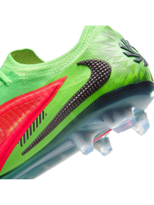 Nike Phantom 6 Low Elite Erling Haaland Football Shoes with Cleats FG Orange