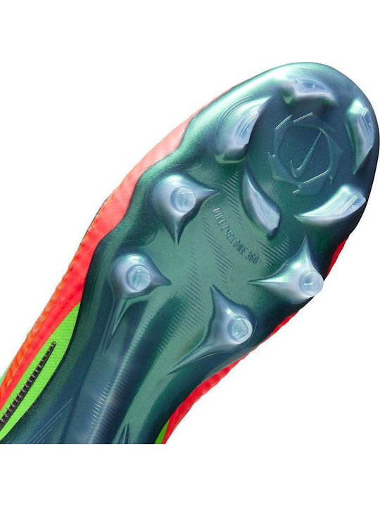 Nike Phantom 6 Low Elite Erling Haaland Football Shoes with Cleats FG Orange