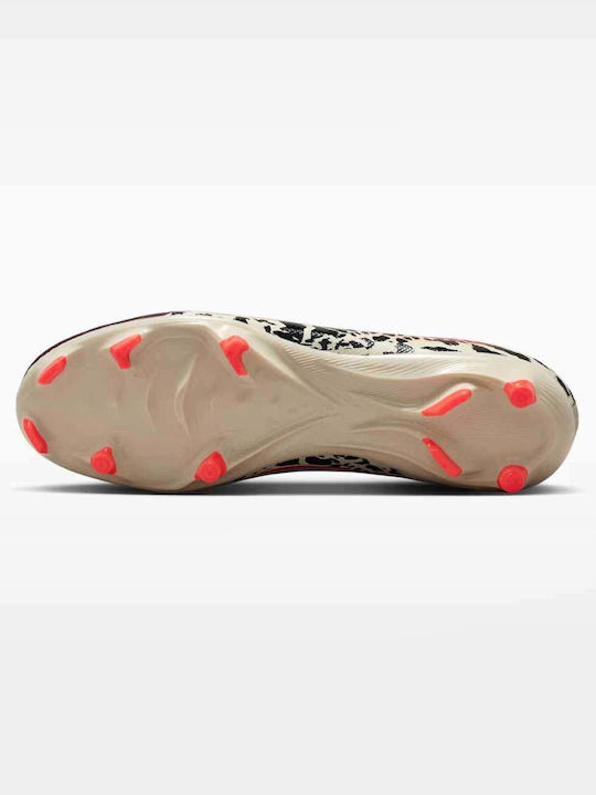 Nike United Mercurial Vapor 16 Academy FG/MG Ποδοσφαιρικά Παπούτσια με Τάπες Burgundy Crush / University Red / Fossil / Metallic Silver